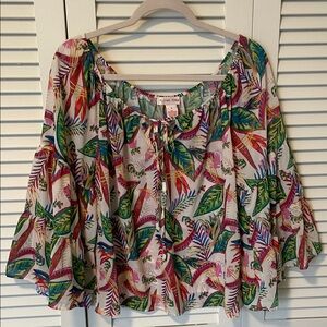 Flying Tomato Floral Multicolor Women's Top
